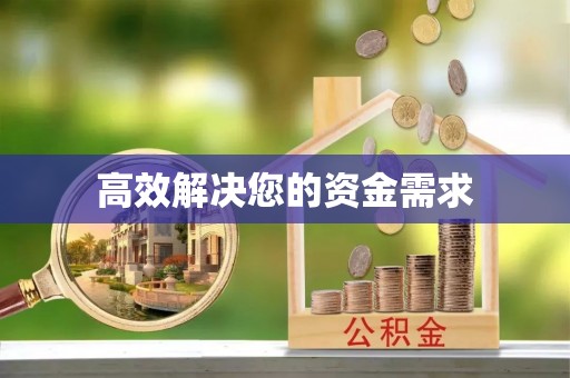 淅川高效解决您的资金需求