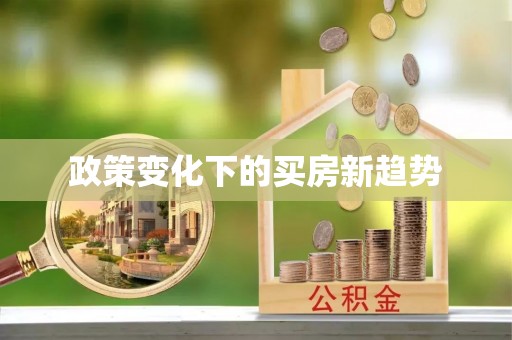 淅川政策变化下的买房新趋势