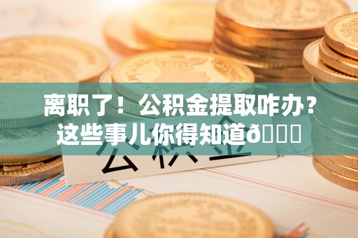 淅川离职了！公积金提取咋办？这些事儿你得知道😎